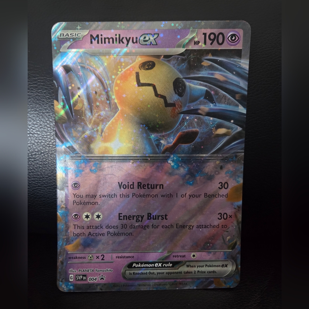 Mimikyu EX Jumbo Pokémon Promo Trading Card